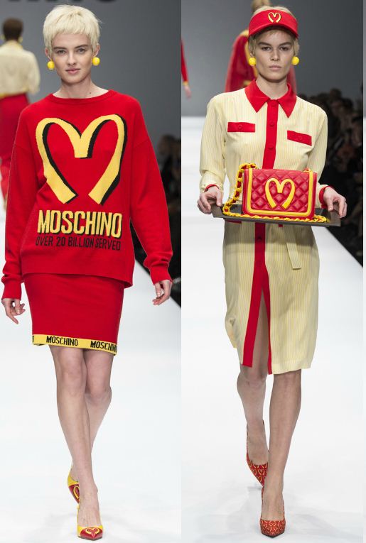 Burger With a Side of Fashion - Moschino spoofs McDonald's